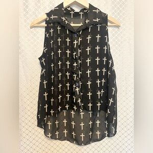 Boutique Cross Blouse